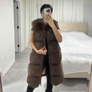 arctic fox fur vest